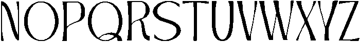 Chelmsford Regular otf (400) Font UPPERCASE
