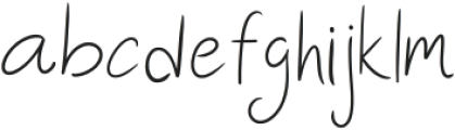 Chelsie's Handwriting Regular otf (400) Font UPPERCASE