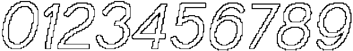 Chemian Pixel Outline otf (400) Font OTHER CHARS
