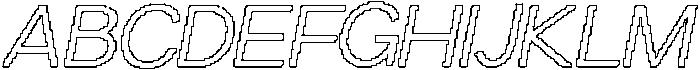 Chemian Pixel Outline otf (400) Font