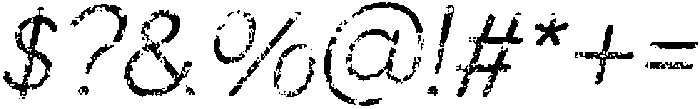 Chemian Rounded Stamp Italic otf (400) Font OTHER CHARS