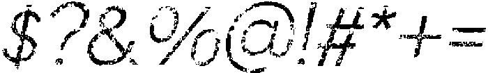 Chemian Stamp Italic otf (400) Font OTHER CHARS