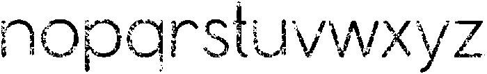 ChemianRoundedStamp-Regular otf (400) Font LOWERCASE