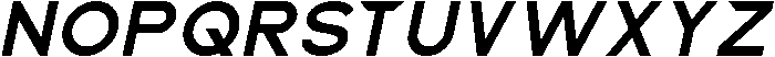 Chemistry Italic otf (400) Font UPPERCASE