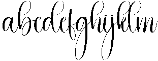 Chemistry Regular otf (400) Font LOWERCASE