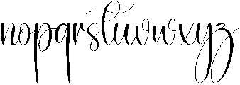 Chemistry Regular otf (400) Font LOWERCASE