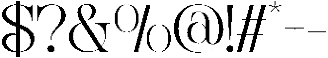 Chenolyta-Regular otf (400) Font OTHER CHARS