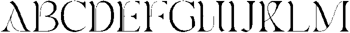 Chenolyta-Regular otf (400) Font UPPERCASE