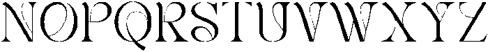 Chenolyta-Regular otf (400) Font UPPERCASE