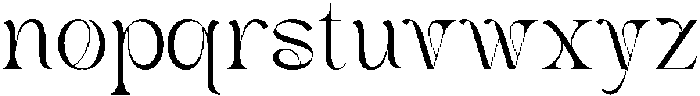 Chenolyta-Regular otf (400) Font LOWERCASE