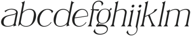 CheratyItalic-Regular otf (400) Font LOWERCASE