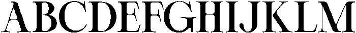 Cherié Serif Black otf (900) Font UPPERCASE