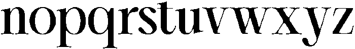 Cherié Serif Black otf (900) Font LOWERCASE