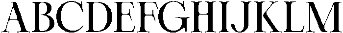 Cherié Serif Bold otf (700) Font UPPERCASE