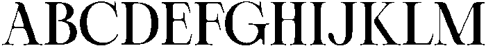 Cherié Serif ExtraBold otf (700) Font UPPERCASE