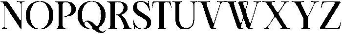 Cherié Serif ExtraBold otf (700) Font UPPERCASE