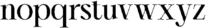Cherié Serif ExtraBold otf (700) Font LOWERCASE