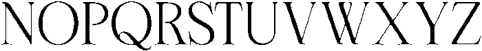 Cherié Serif Light otf (300) Font UPPERCASE