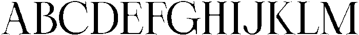Cherié Serif Medium otf (500) Font UPPERCASE