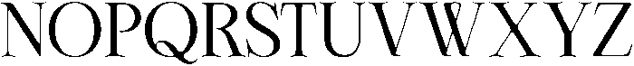 Cherié Serif Medium otf (500) Font UPPERCASE