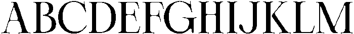 Cherié Serif Semi Bold otf (600) Font UPPERCASE