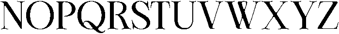 Cherié Serif Semi Bold otf (600) Font UPPERCASE