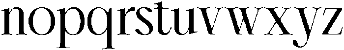 Cherié Serif Semi Bold otf (600) Font LOWERCASE