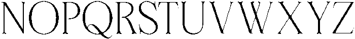 Cherié Serif Thin otf (100) Font UPPERCASE