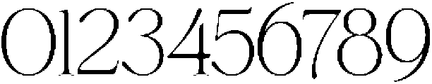 Cherié Serif Thin ttf (100) Font OTHER CHARS