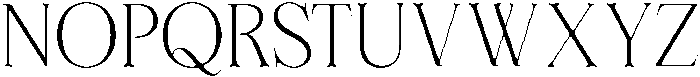 Cherié Serif Thin ttf (100) Font UPPERCASE