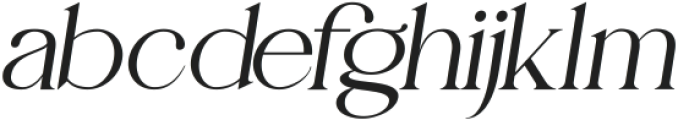 Cherie Oblique Regular ttf (400) Font LOWERCASE