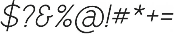 Cherise  Italic otf (400) Font OTHER CHARS