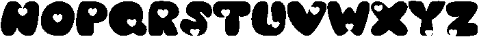 Cherish Regular otf (400) Font UPPERCASE