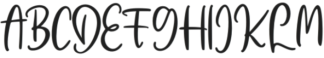 CherishHeart otf (400) Font UPPERCASE