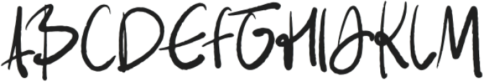 CherishedMemories-Regular otf (400) Font UPPERCASE