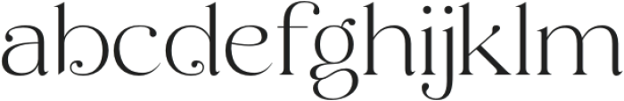 Cherla otf (400) Font LOWERCASE