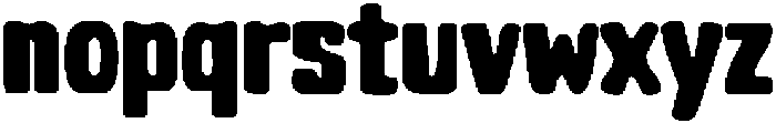 Cherno Regular otf (400) Font LOWERCASE