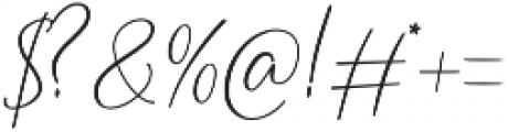 Cherolina otf (400) Font OTHER CHARS