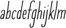 Cherripops Bold Italic otf (700) Font LOWERCASE