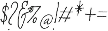 Cherripops Italic otf (400) Font OTHER CHARS