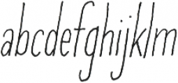 Cherripops Italic otf (400) Font LOWERCASE