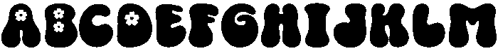 Cherry Blossom Regular otf (400) Font UPPERCASE