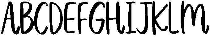 Cherry Blossom Regular otf (400) Font UPPERCASE