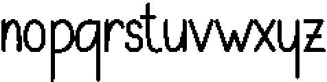 Cherry Blossom Regular otf (400) Font LOWERCASE