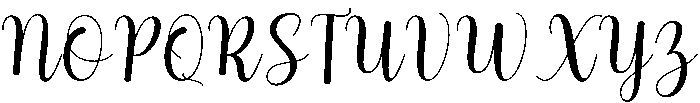 Cherry Blossom Regular otf (400) Font UPPERCASE