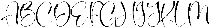 Cherry Blossom Regular otf (400) Font UPPERCASE