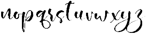 Cherry Blossom otf (400) Font LOWERCASE