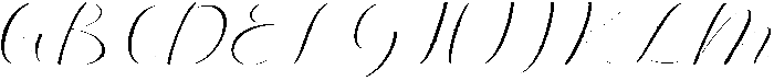 Cherry Blossom ttf (400) Font UPPERCASE