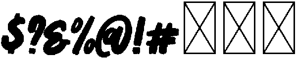 Cherry Bomb Regular otf (400) Font OTHER CHARS