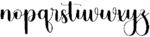 Cherry Christmas Regular otf (400) Font LOWERCASE